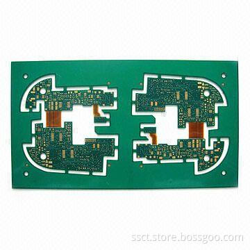 Rigid-flex PCB with Immersed Gold Plating, Hole Size of 0.25mm